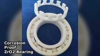 محمل سيراميك ZrO2 مقاس 35 × 72 × 17 ملم مقاوم للتآكل