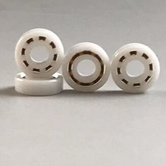 695 Zirconia Ceramic Bearing with Extreme Temperature Resistance, Superior Corrosion & Chemical Resistance, and Non-Magnetic Properties